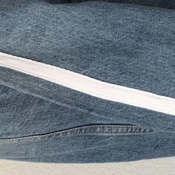 Boyfriend Denim Jacket Mid-Wash Large - Picture 5 of 6